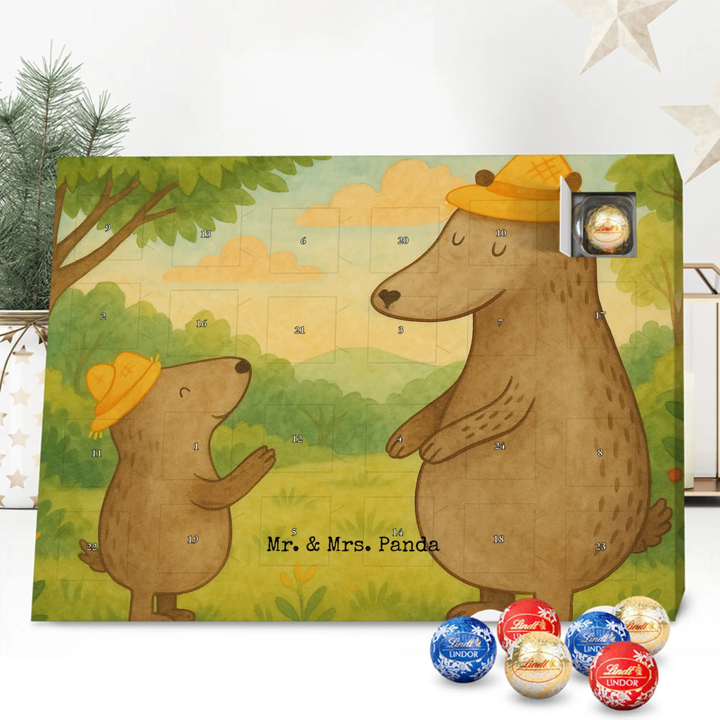 Chocolate advent calendar Bears with hats Design Father's Day, Mother's Day, father, role model, son, sons, children, favourite person, father-son, child, father's day