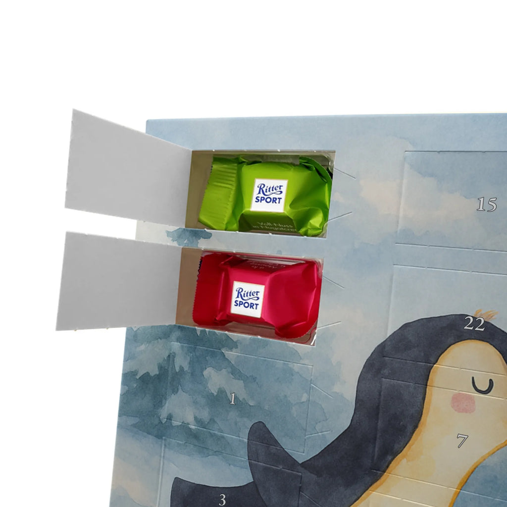 Chocolate advent calendar Penguins in love Design Loving, Two, Together, Marriage, Proposal of marriage, Love gift, gift for her, gift for him, anniversary gift, fiancée, love saying, gift friend, wedding anniversary, proof of love, anniversary, penguins, guest gift, wedding, gift girlfriend, couple. love couple, fiancé, gift anniversary, pair, gift idea, penguin love, pair of penguins