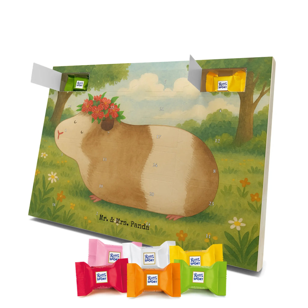 Chocolate advent calendar Guinea pig wisdom Design card, gift ideas, gifts, small animals, cute, cute animal motives, hand drawn, funny sayings, good mood, special gifts, animal lover, wonderland, saying, wisdom, reality, flower child, guinea pig, wonder
