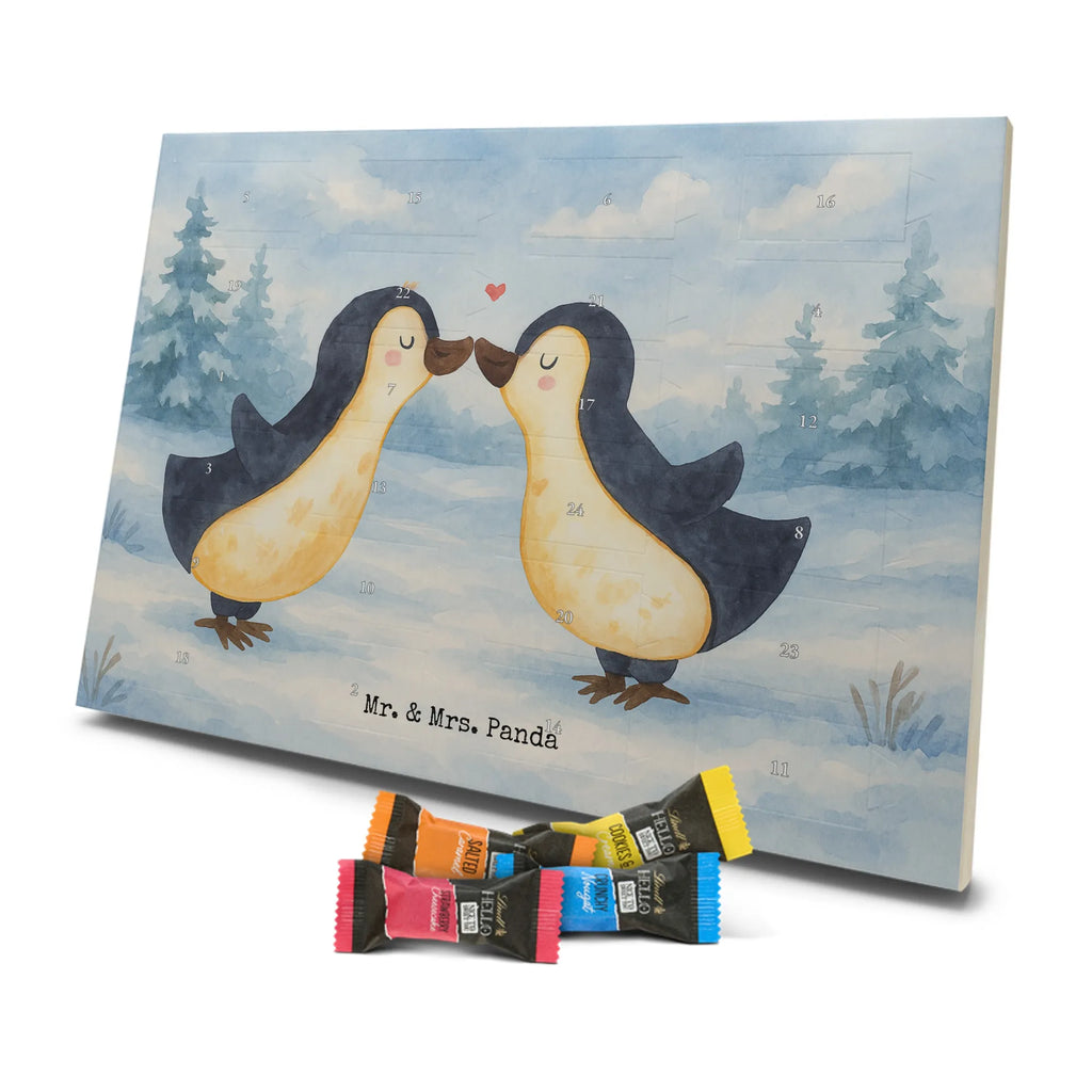 Chocolate advent calendar Penguins in love Design Loving, Two, Together, Marriage, Proposal of marriage, Love gift, gift for her, gift for him, anniversary gift, fiancée, love saying, gift friend, wedding anniversary, proof of love, anniversary, penguins, guest gift, wedding, gift girlfriend, couple. love couple, fiancé, gift anniversary, pair, gift idea, penguin love, pair of penguins