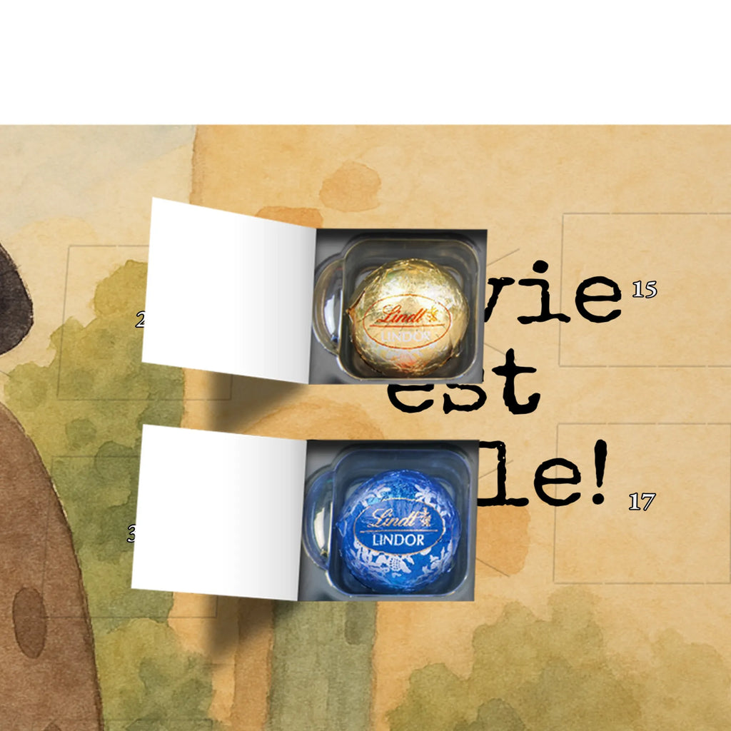 Chocolate advent calendar Owl France Design gift ideas, birthday present, forest animal, bird, nocturnal, illustrated, romantic gift, owl decor, Say beautiful, Life is beautiful, France, Owls, Say French, Owl decoration