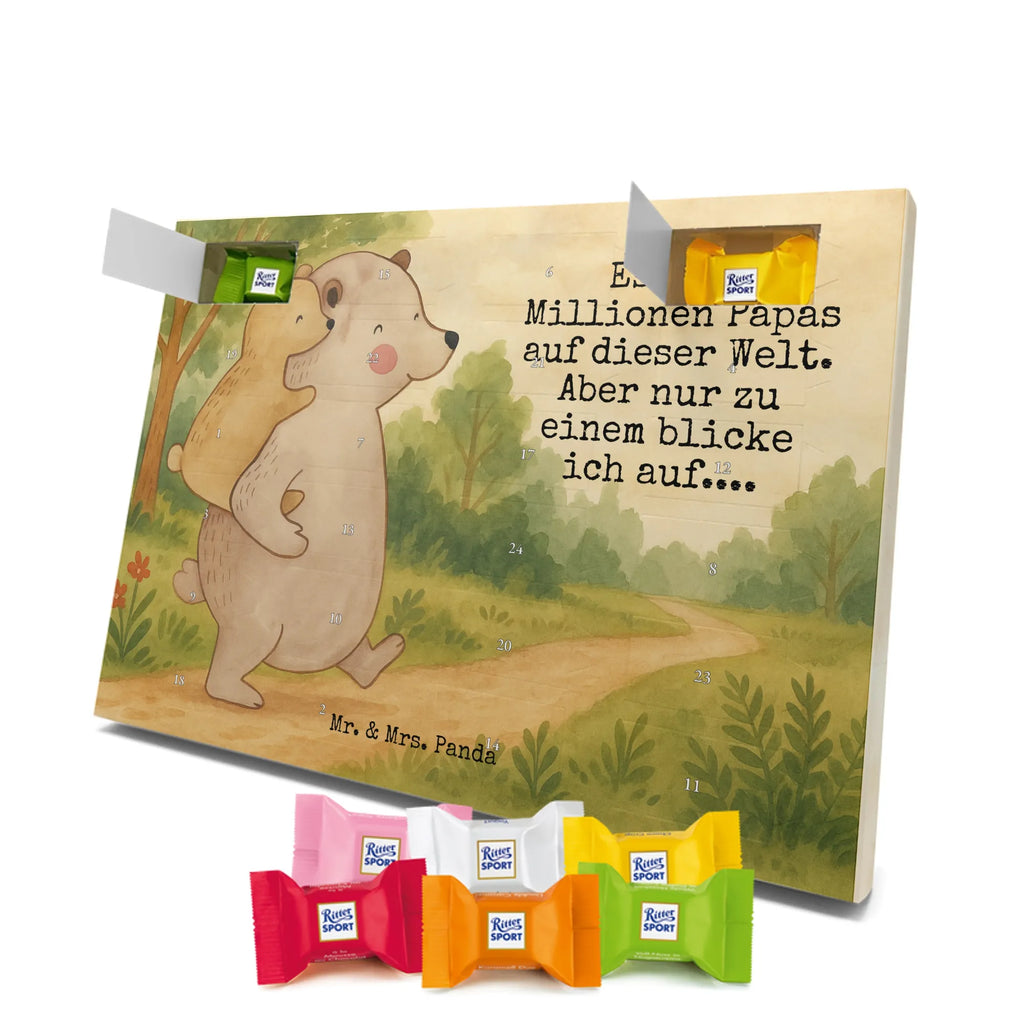Chocolate advent calendar Papa Bear Design Father's Day, Mother's Day, birthday, father's day, present, uncle