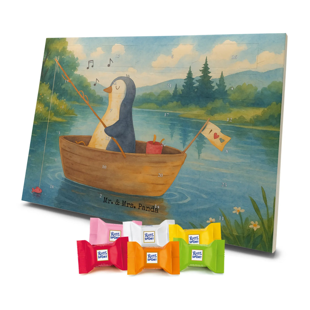 Chocolate advent calendar Penguin fishing boat Design North Pole, Penguins, boat, divorce, fishing boat, gift idea heartache, penguins, new beginning, enjoy, fishing, love of life, new start, separation