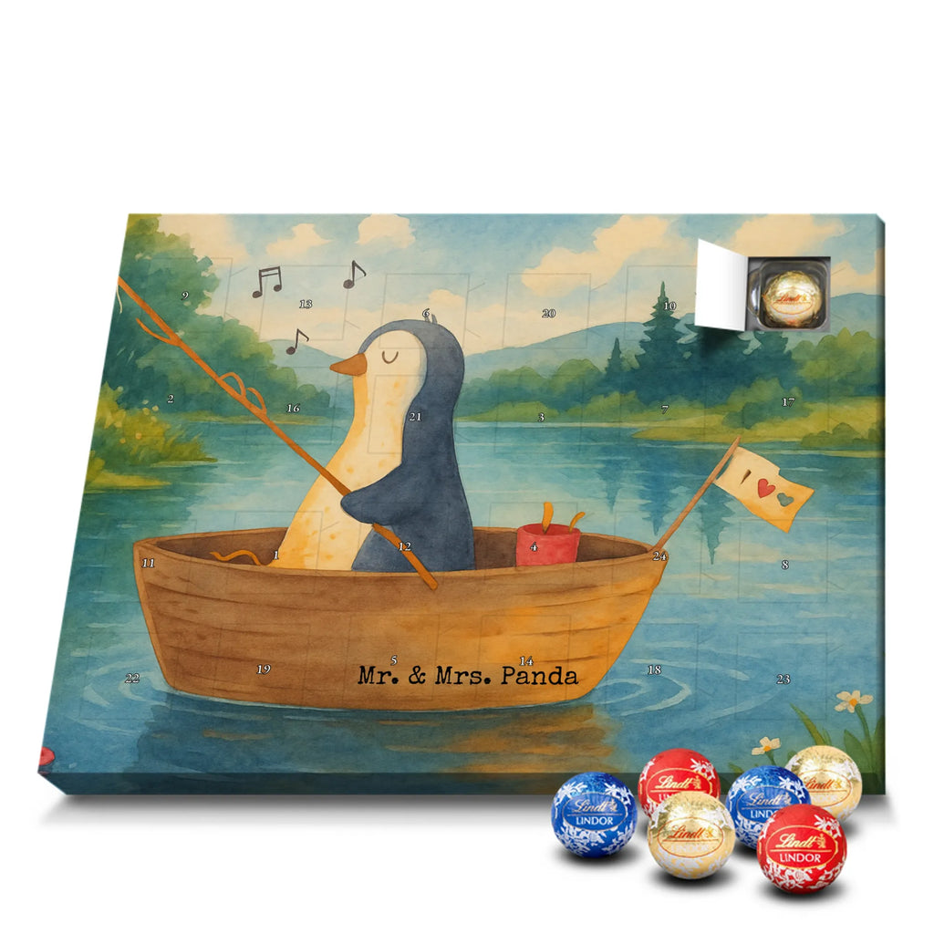 Chocolate advent calendar Penguin fishing boat Design North Pole, Penguins, boat, divorce, fishing boat, gift idea heartache, penguins, new beginning, enjoy, fishing, love of life, new start, separation