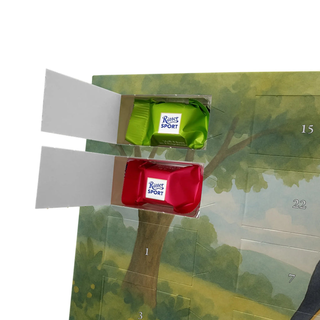 Chocolate advent calendar Penguin balloon Design North Pole, Penguins, gift idea, new life, new start, love of life, balloon, gift girlfriend, best friend, penguins