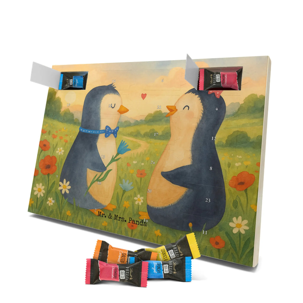 Chocolate advent calendar Penguin pair Design North Pole, Penguins, wedding gift, great love, wedding day, penguins, wedding, love gift, anniversary, lovers, proof of love, dream couple