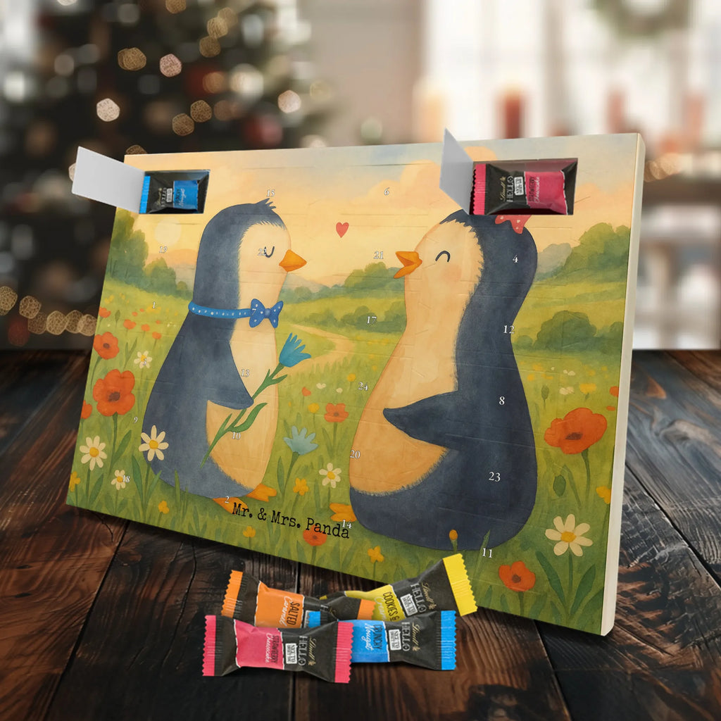 Chocolate advent calendar Penguin pair Design North Pole, Penguins, wedding gift, great love, wedding day, penguins, wedding, love gift, anniversary, lovers, proof of love, dream couple