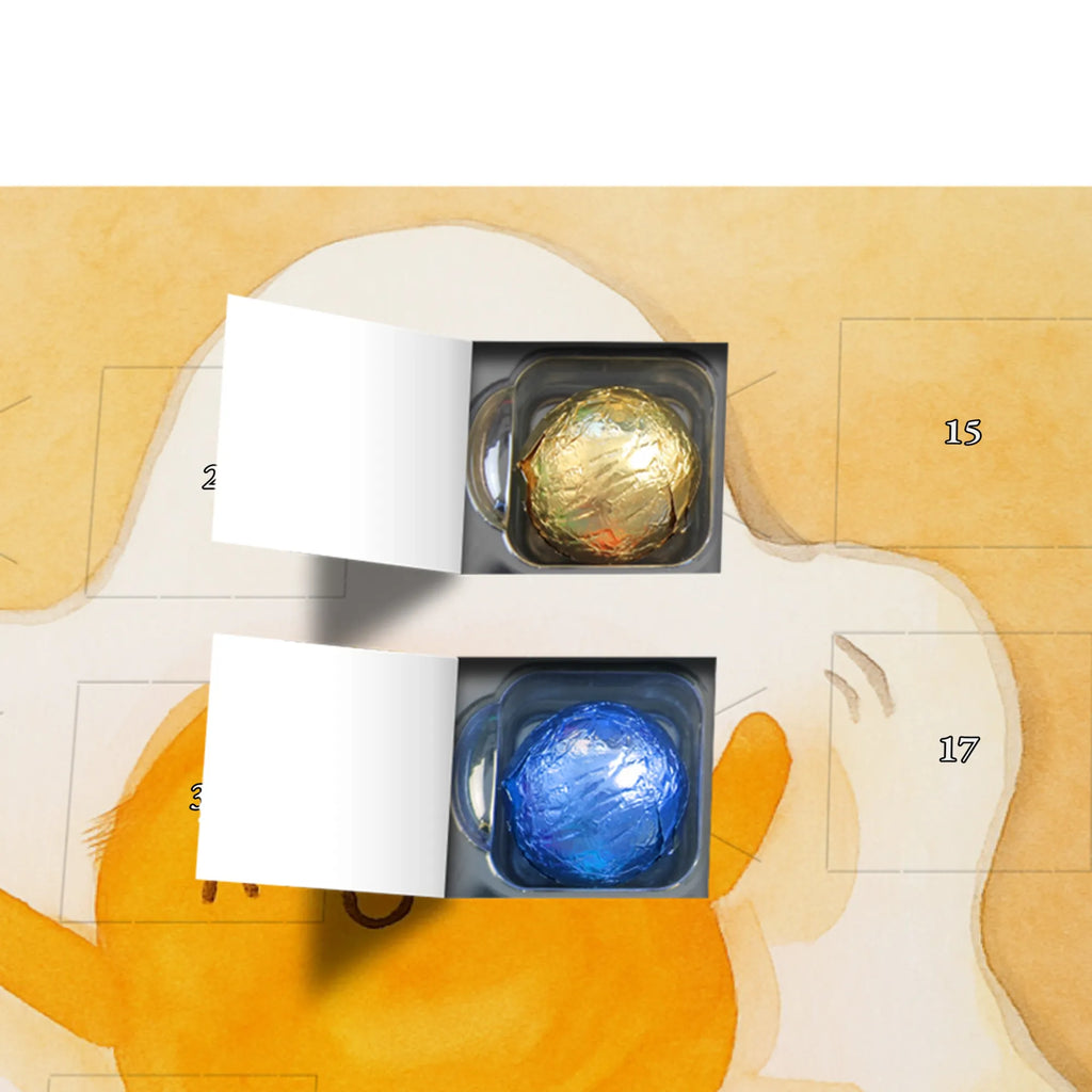 Chocolate advent calendar Fried egg egg Design card, gift ideas, gifts, small animals, cute, cute animal motives, hand drawn, funny sayings, good mood, special gifts, animal lover, Egg, day, fried egg, nice