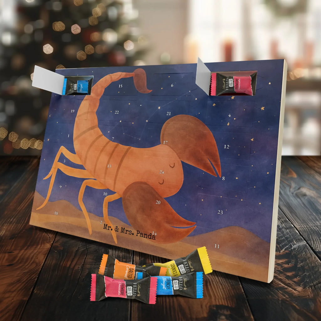 Chocolate advent calendar Star sign Scorpio Design constellations, birthdays, astrology, date of birth, month of birth, scorpions, birthday october, gift november, gift october, scorpion gift, scorpion star sign, birthday november