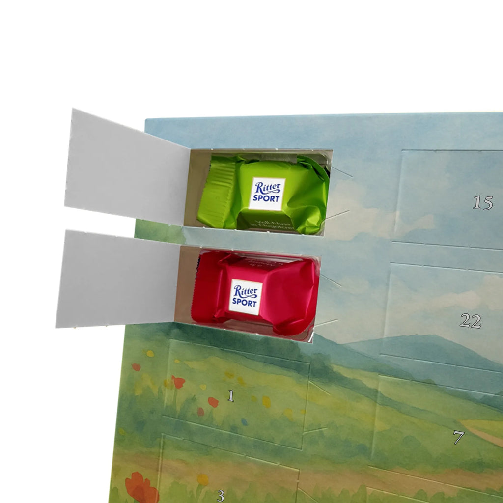 Chocolate advent calendar Penguin Flower Design North Pole, Penguins, penguins, goals in life, gift idea, love of life, lovesickness, wishes, universe, wreath of flowers, goals