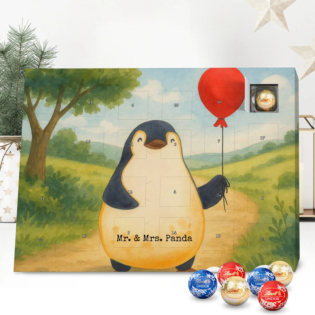 Chocolate advent calendar Penguin balloon Design North Pole, Penguins, gift idea, new life, new start, love of life, balloon, gift girlfriend, best friend, penguins