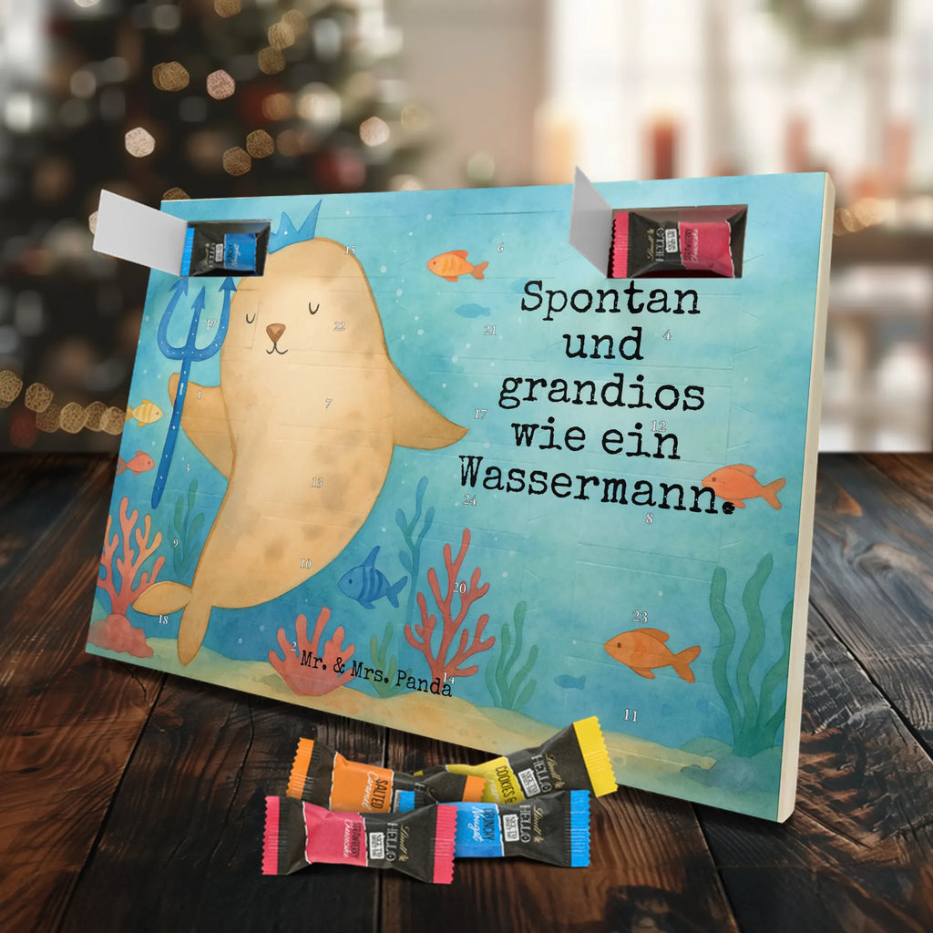 Chocolate advent calendar Star sign Aquarius Design constellations, birthdays, astrology, date of birth, month of birth, gift february, aquarius zodiac sign, merman, gift january, sea gift, aquarius gift, birthday february, birthday january