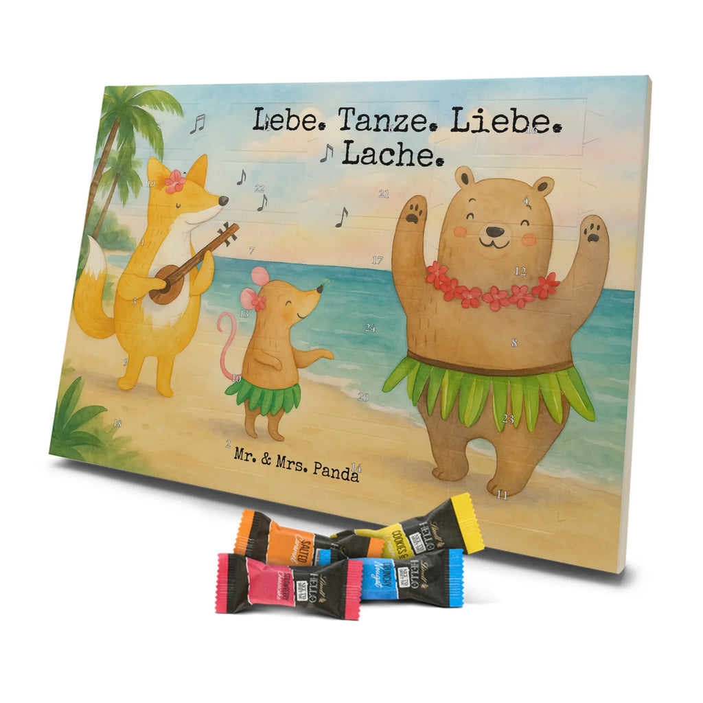 Chocolate advent calendar forest animals Aloha Design card, gift ideas, gifts, small animals, cute, cute animal motives, hand drawn, funny sayings, good mood, special gifts, animal lover, rabbit, dancing, forest animals, music, laughter, forest