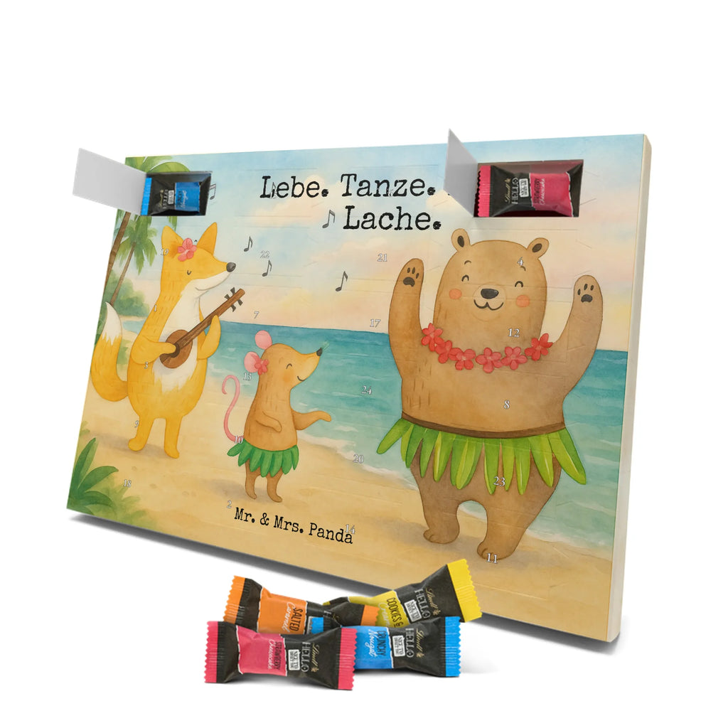 Chocolate advent calendar forest animals Aloha Design card, gift ideas, gifts, small animals, cute, cute animal motives, hand drawn, funny sayings, good mood, special gifts, animal lover, rabbit, dancing, forest animals, music, laughter, forest