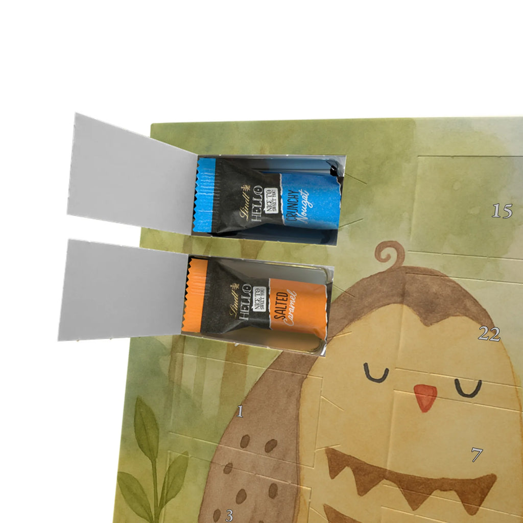 Chocolate advent calendar owls Love Design gift ideas, birthday present, forest animal, bird, nocturnal, illustrated, romantic gift, owl decor, Love saying, Wedding saying, Friend, Owl decoration, Girlfriend gift, Pun funny