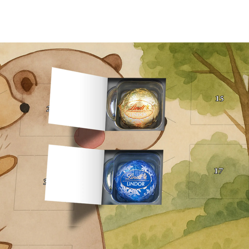 Chocolate advent calendar Papa Bear Design Father's Day, Mother's Day, birthday, father's day, present, uncle