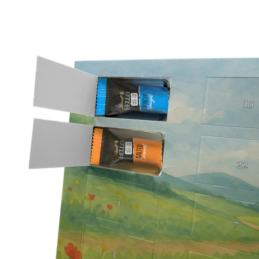 Chocolate advent calendar Penguin Flower Design North Pole, Penguins, penguins, goals in life, gift idea, love of life, lovesickness, wishes, universe, wreath of flowers, goals