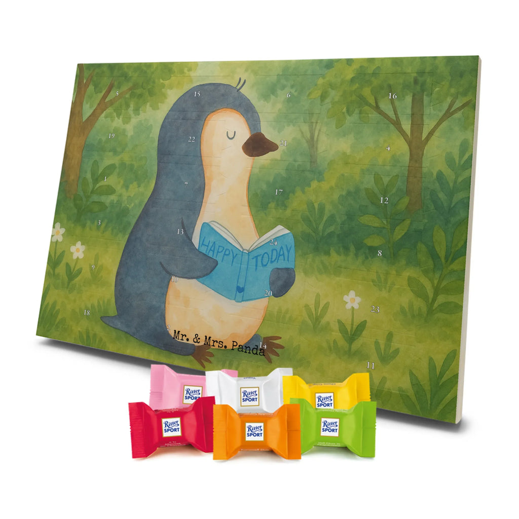 Chocolate advent calendar Penguin A book Design North Pole, Penguins, doing nothing, leisure, penguins, bookworm, reading, book, lazing around, holidays, vacation