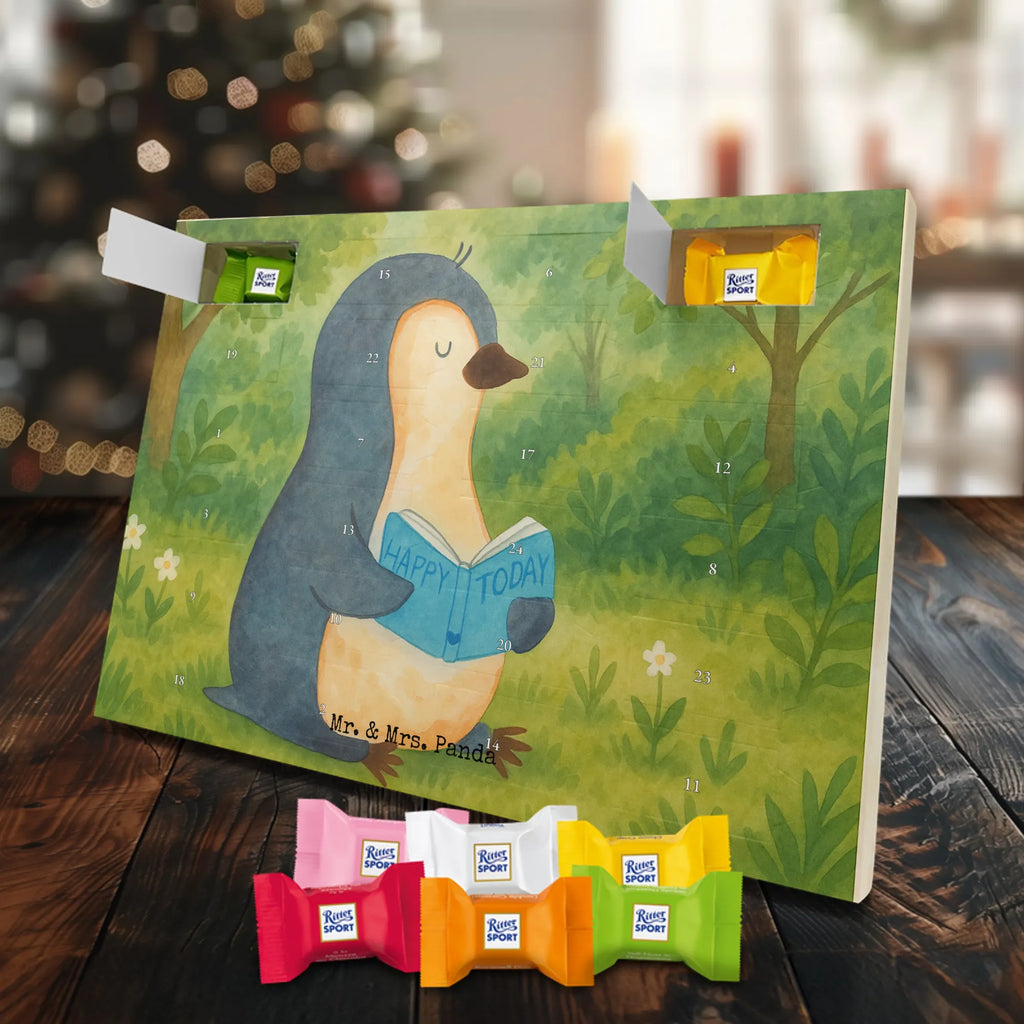 Chocolate advent calendar Penguin A book Design North Pole, Penguins, doing nothing, leisure, penguins, bookworm, reading, book, lazing around, holidays, vacation