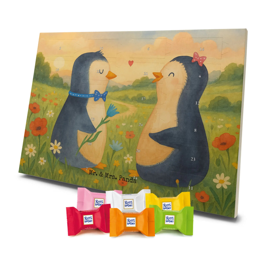 Chocolate advent calendar Penguin pair Design North Pole, Penguins, wedding gift, great love, wedding day, penguins, wedding, love gift, anniversary, lovers, proof of love, dream couple