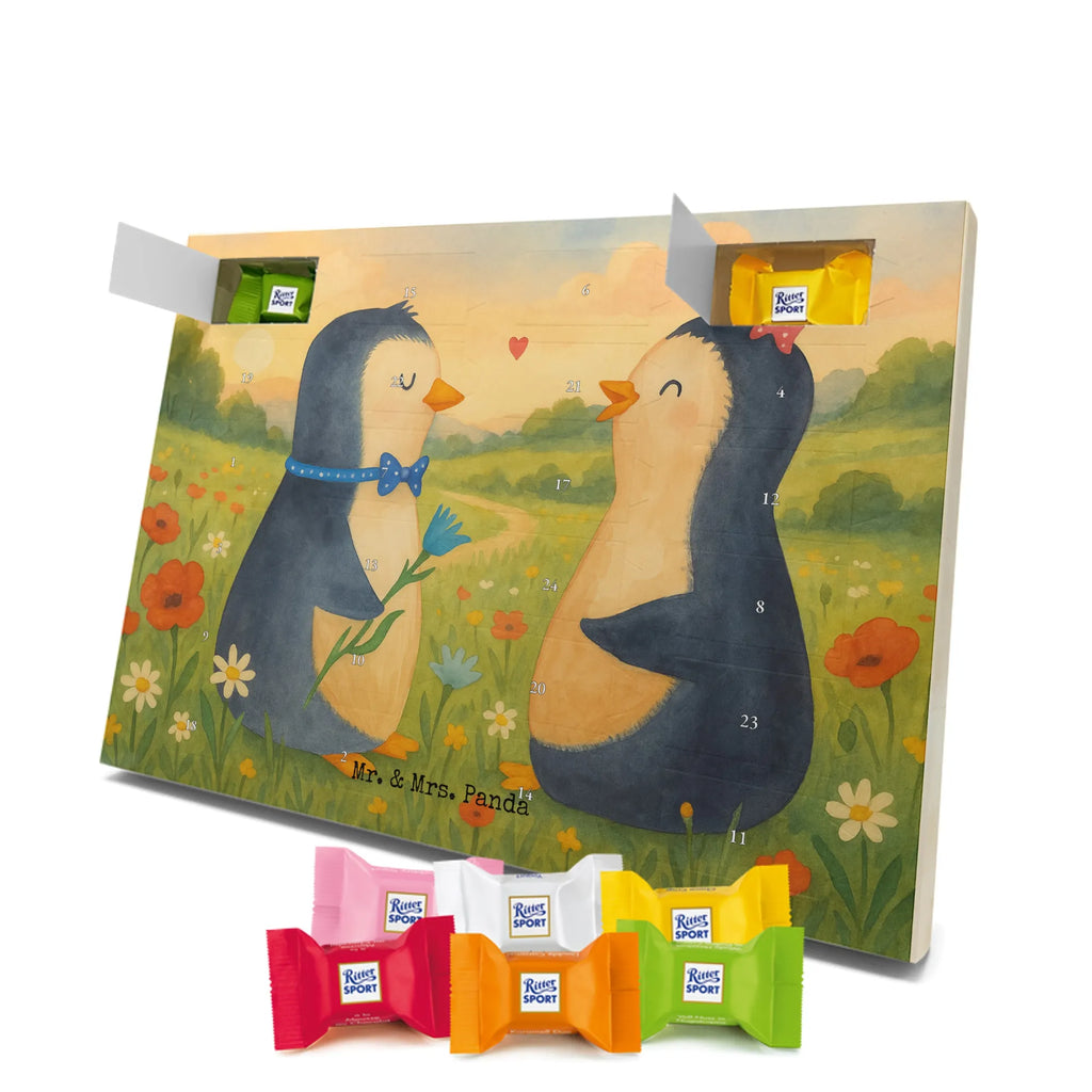 Chocolate advent calendar Penguin pair Design North Pole, Penguins, wedding gift, great love, wedding day, penguins, wedding, love gift, anniversary, lovers, proof of love, dream couple