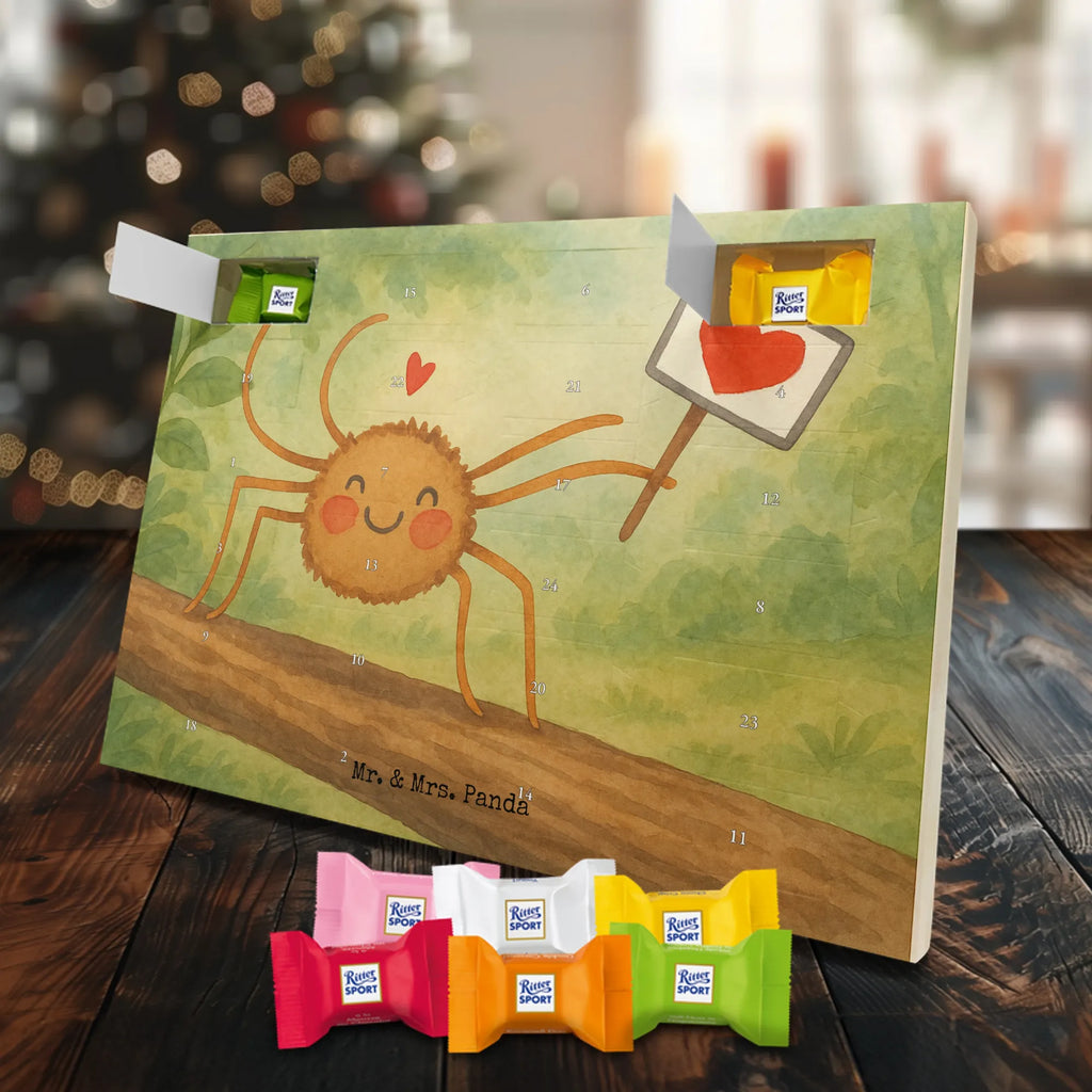 Chocolate advent calendar Spider Agatha Motivation Design Spider Agathe, Spider