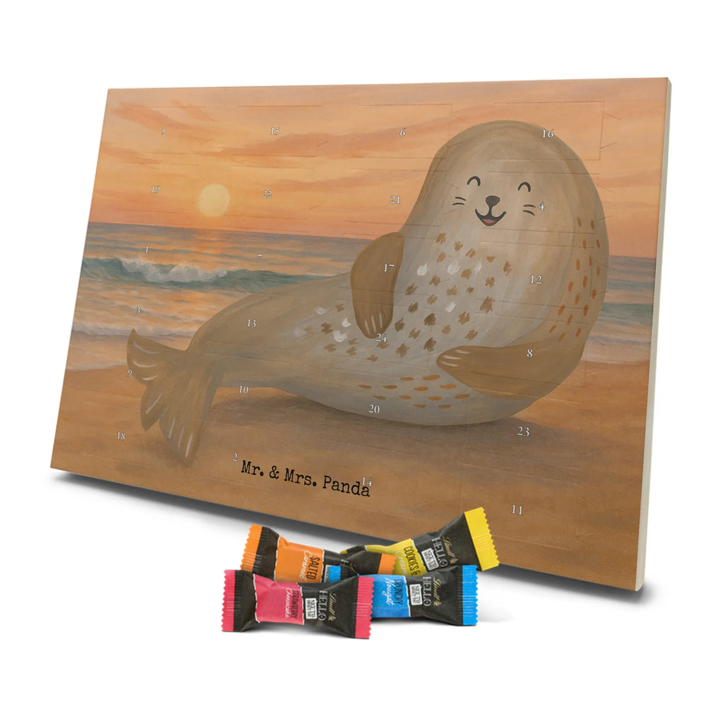 Chocolate advent calendar seal Laugh Design gift ideas, gifts, card, animal lover, special gifts, good mood, funny sayings, hand drawn, cute animal motives, cute, small animals, Baltic Sea, Seal, North Sea, Sea animal, Seals