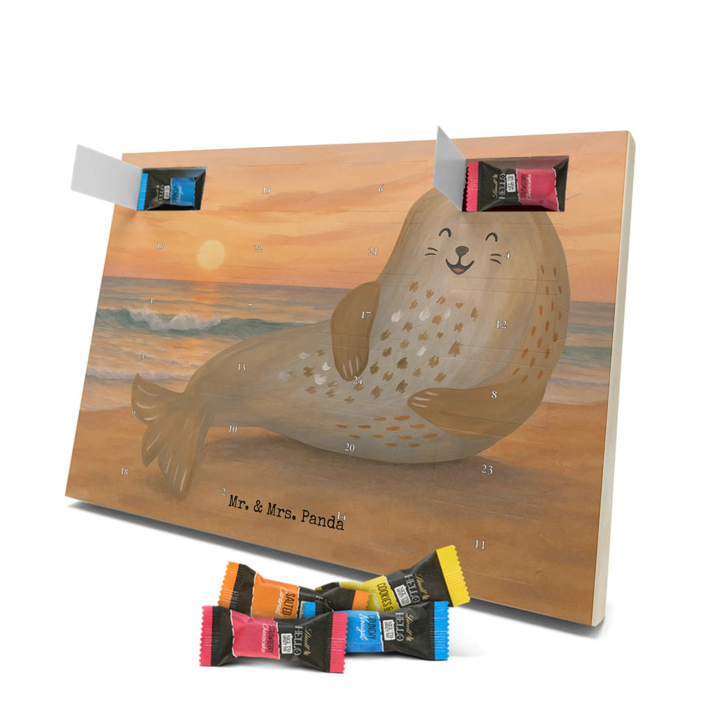 Chocolate advent calendar seal Laugh Design gift ideas, gifts, card, animal lover, special gifts, good mood, funny sayings, hand drawn, cute animal motives, cute, small animals, Baltic Sea, Seal, North Sea, Sea animal, Seals