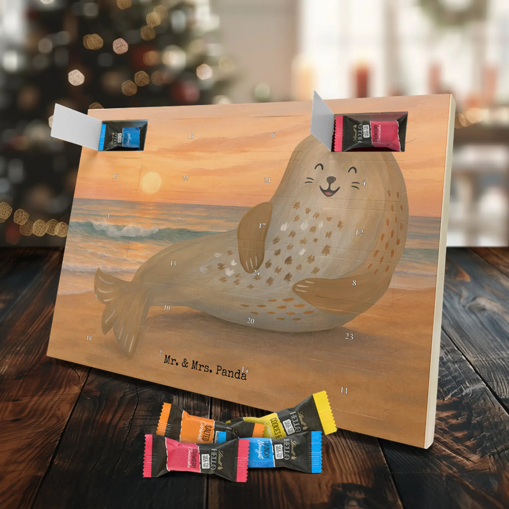 Chocolate advent calendar seal Laugh Design gift ideas, gifts, card, animal lover, special gifts, good mood, funny sayings, hand drawn, cute animal motives, cute, small animals, Baltic Sea, Seal, North Sea, Sea animal, Seals