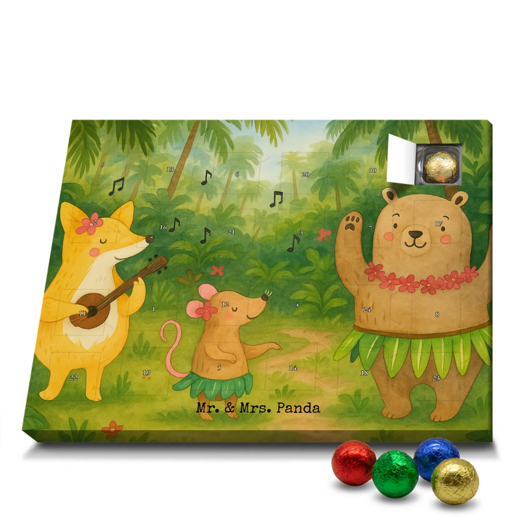 Chocolate advent calendar forest animals Aloha Design card, gift ideas, gifts, small animals, cute, cute animal motives, hand drawn, funny sayings, good mood, special gifts, animal lover, rabbit, dancing, forest animals, music, laughter, forest