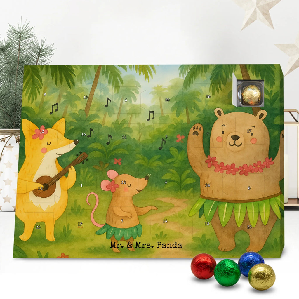 Chocolate advent calendar forest animals Aloha Design card, gift ideas, gifts, small animals, cute, cute animal motives, hand drawn, funny sayings, good mood, special gifts, animal lover, rabbit, dancing, forest animals, music, laughter, forest