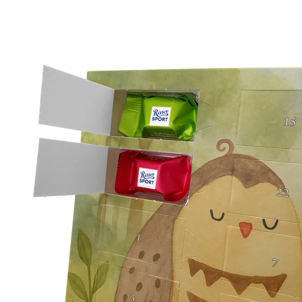 Chocolate advent calendar owls Love Design gift ideas, birthday present, forest animal, bird, nocturnal, illustrated, romantic gift, owl decor, Love saying, Wedding saying, Friend, Owl decoration, Girlfriend gift, Pun funny