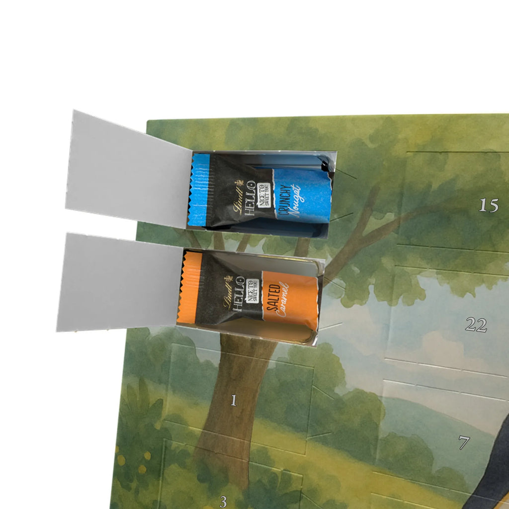 Chocolate advent calendar Penguin balloon Design North Pole, Penguins, gift idea, new life, new start, love of life, balloon, gift girlfriend, best friend, penguins