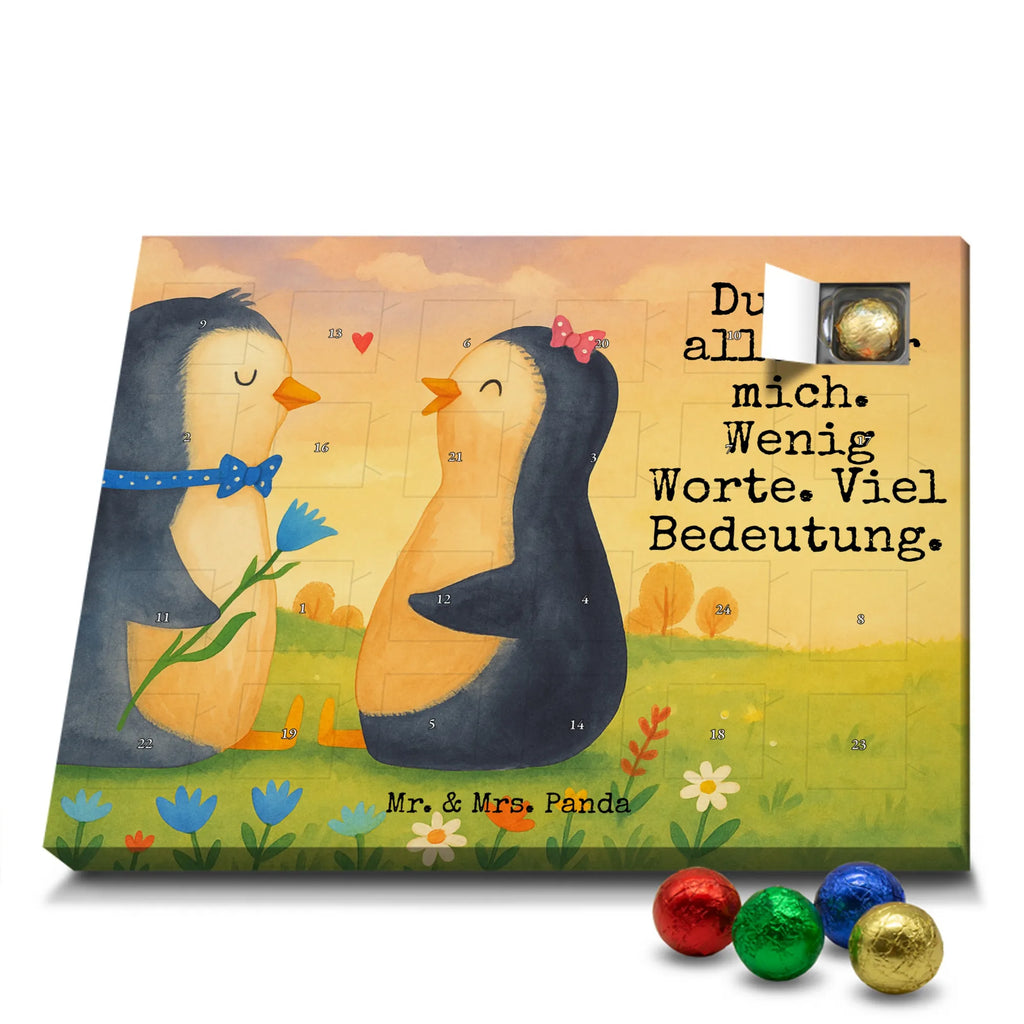 Chocolate advent calendar Penguin pair Design North Pole, Penguins, wedding gift, great love, wedding day, penguins, wedding, love gift, anniversary, lovers, proof of love, dream couple