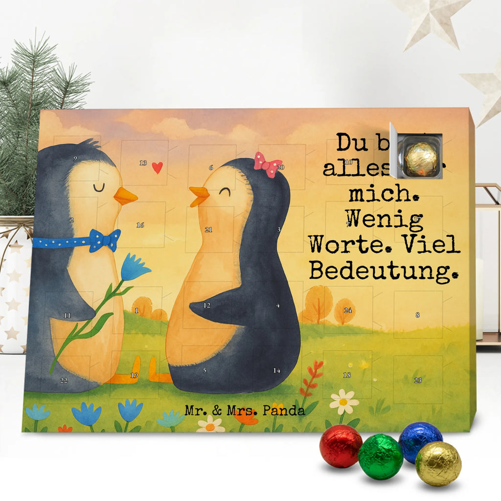 Chocolate advent calendar Penguin pair Design North Pole, Penguins, wedding gift, great love, wedding day, penguins, wedding, love gift, anniversary, lovers, proof of love, dream couple
