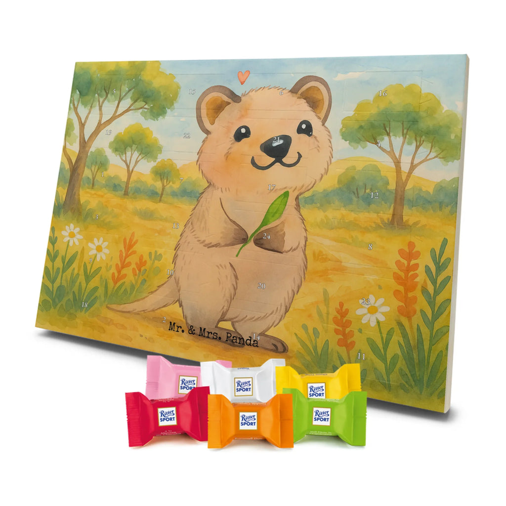 Chocolate advent calendar Quokka Happy Design card, gift ideas, gifts, small animals, cute, cute animal motives, hand drawn, funny sayings, good mood, special gifts, animal lover