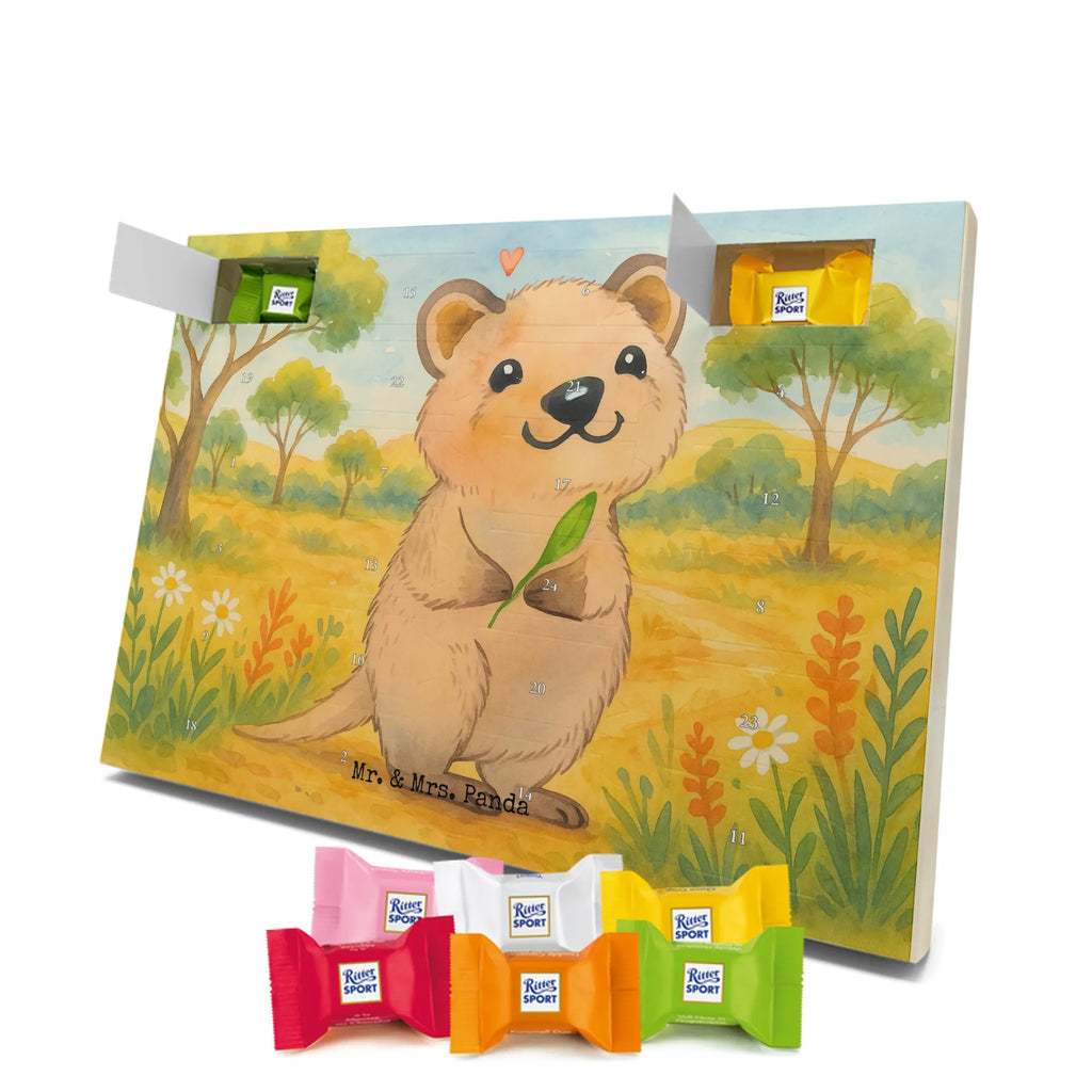 Chocolate advent calendar Quokka Happy Design card, gift ideas, gifts, small animals, cute, cute animal motives, hand drawn, funny sayings, good mood, special gifts, animal lover