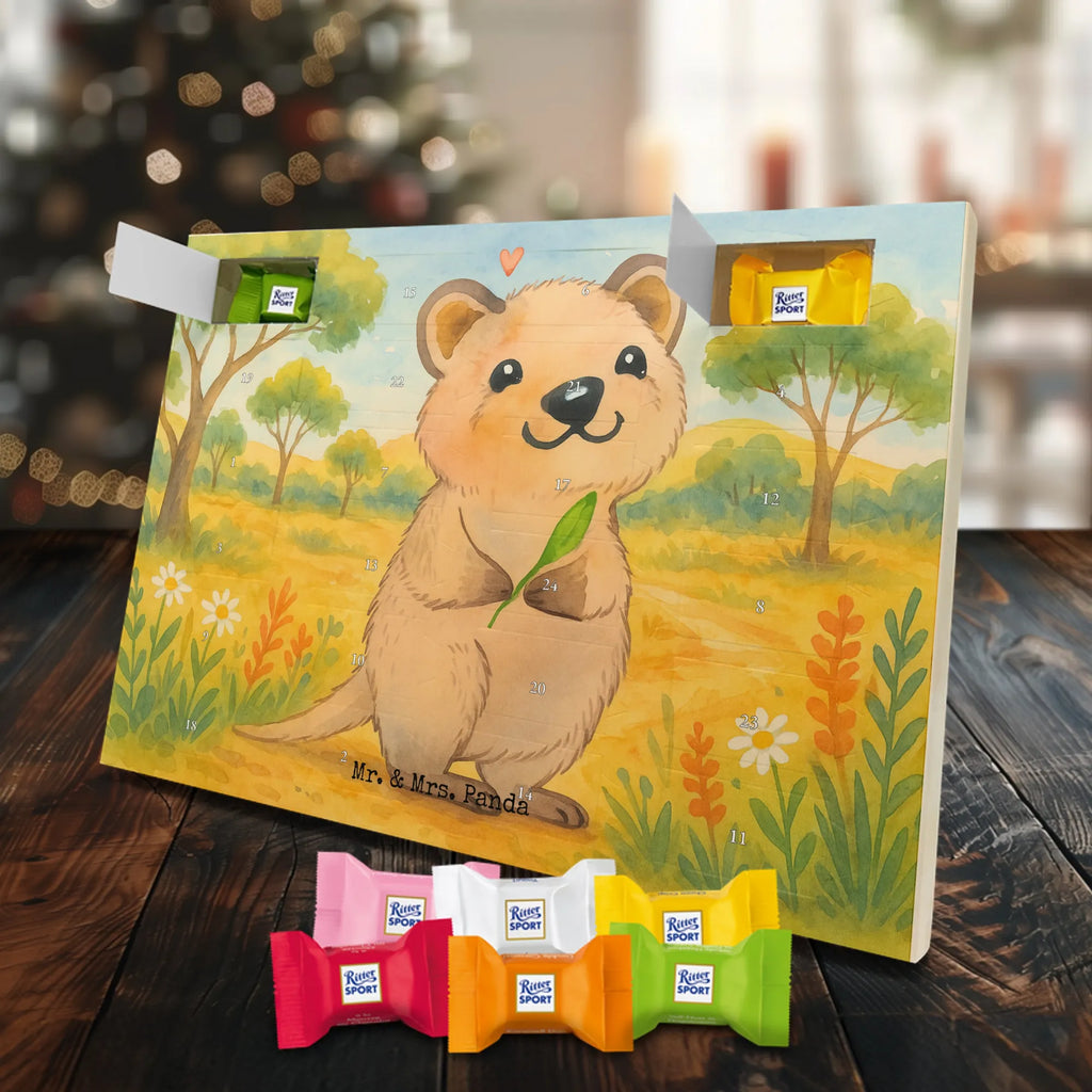 Chocolate advent calendar Quokka Happy Design card, gift ideas, gifts, small animals, cute, cute animal motives, hand drawn, funny sayings, good mood, special gifts, animal lover