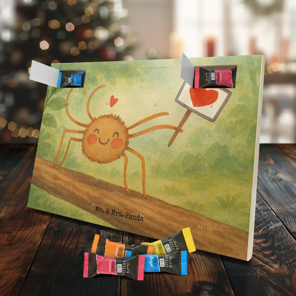 Chocolate advent calendar Spider Agatha Motivation Design Spider Agathe, Spider