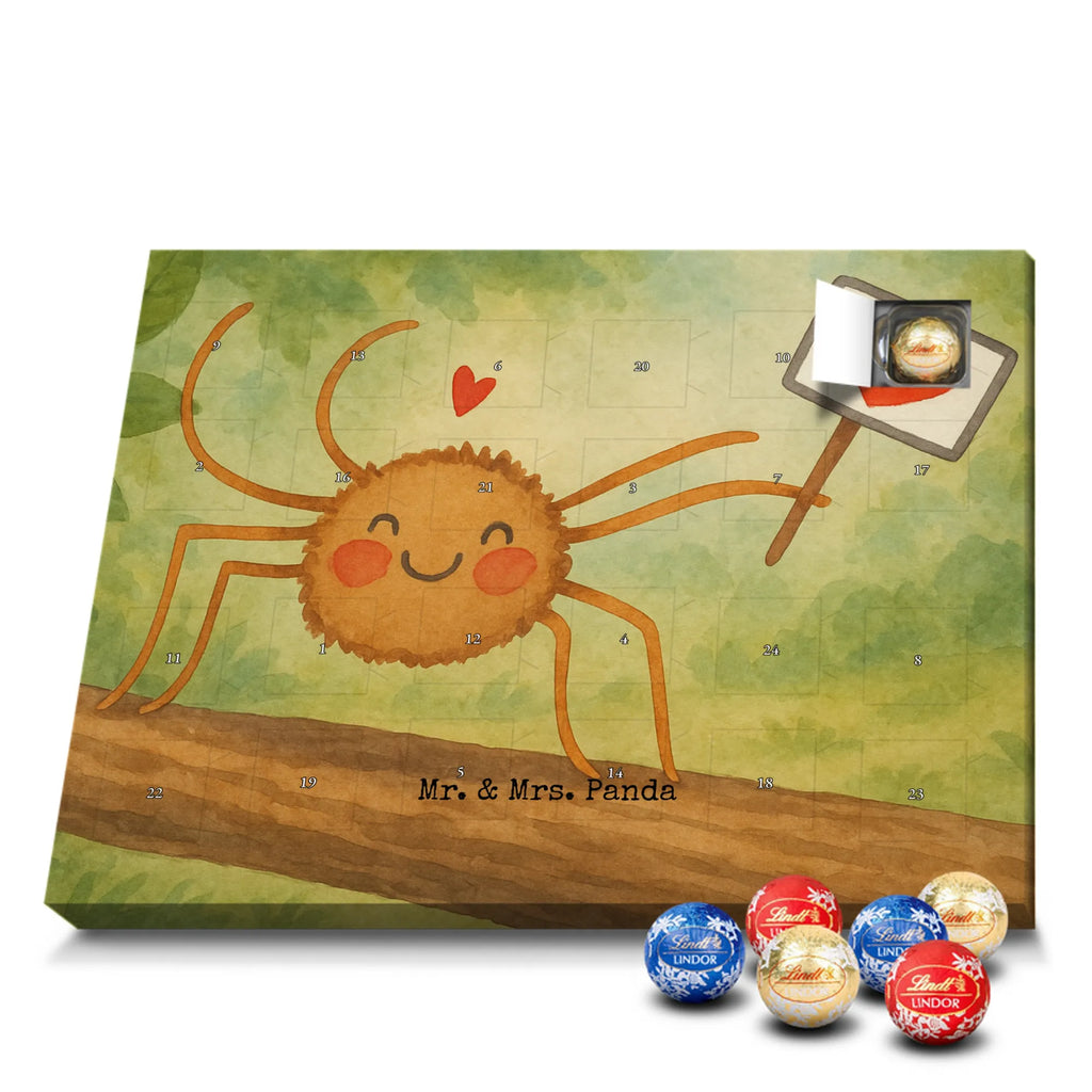 Chocolate advent calendar Spider Agatha Motivation Design Spider Agathe, Spider