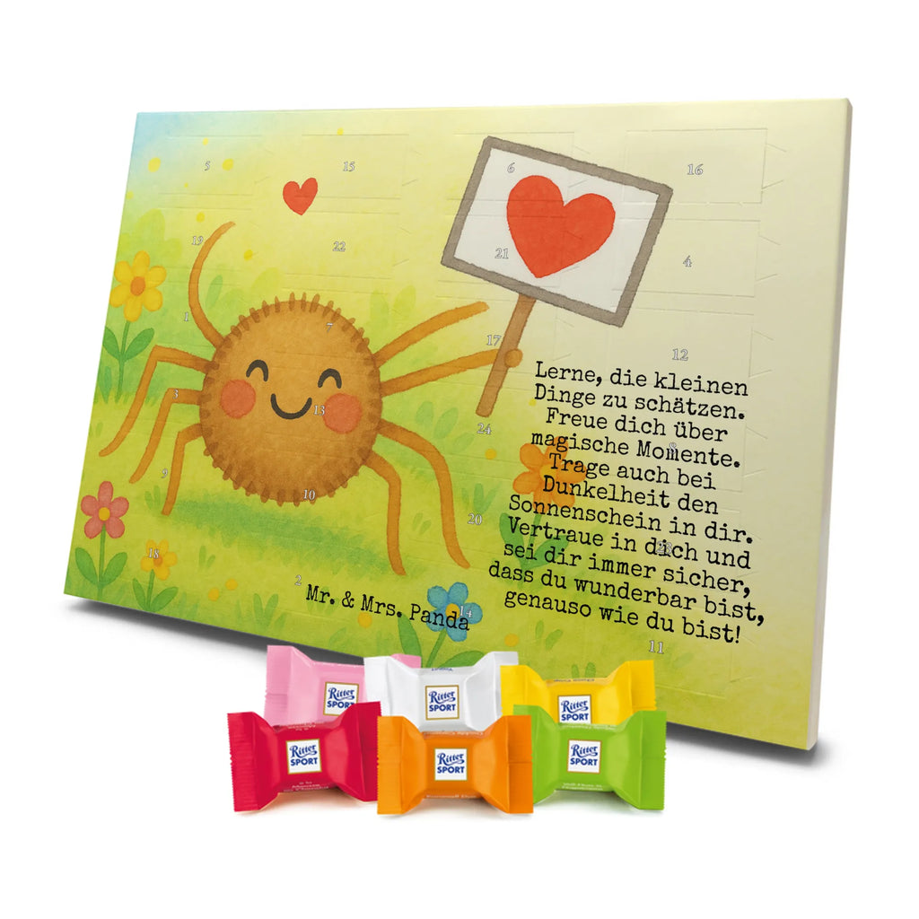 Chocolate advent calendar Spider Agatha Motivation Design Spider Agathe, Spider