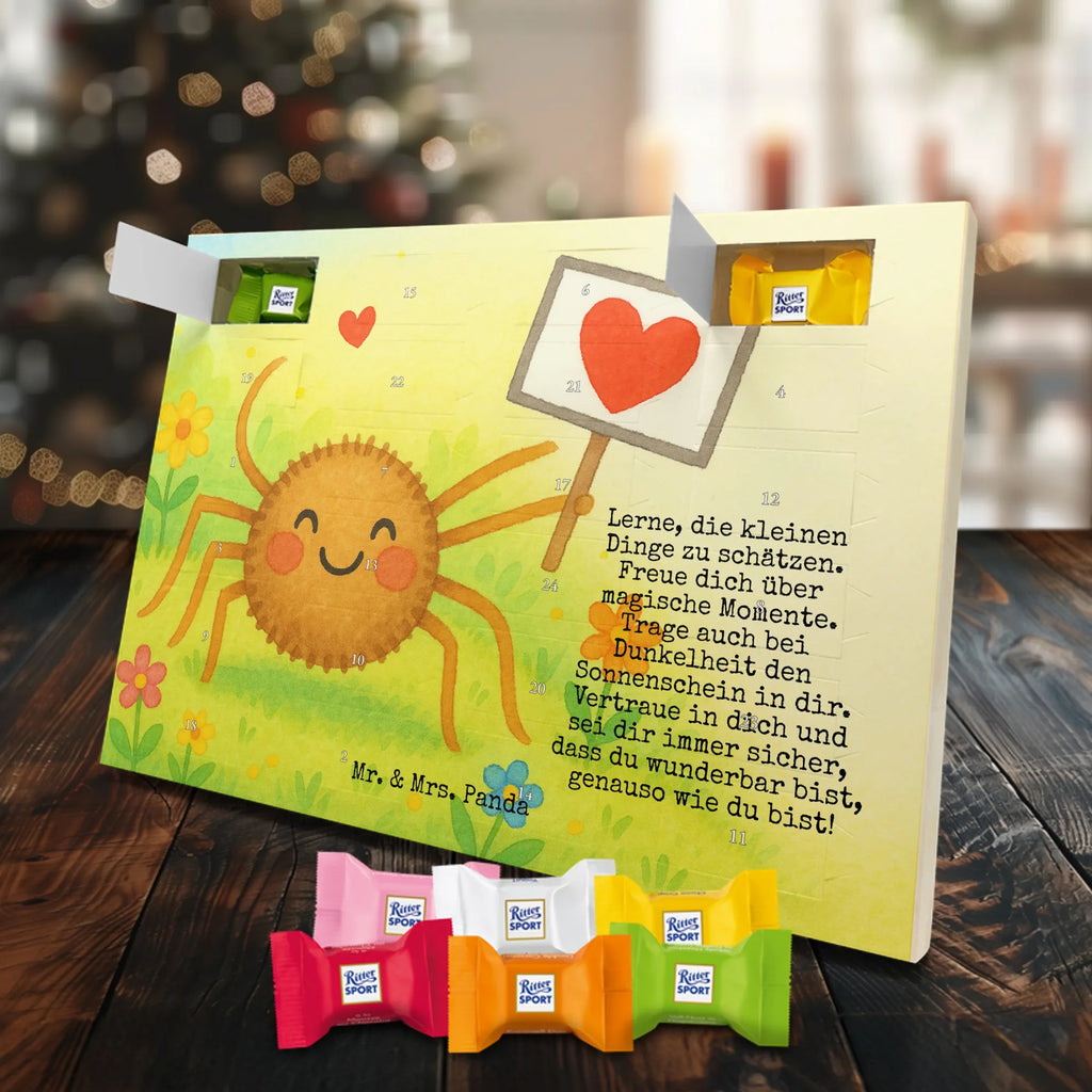 Chocolate advent calendar Spider Agatha Motivation Design Spider Agathe, Spider