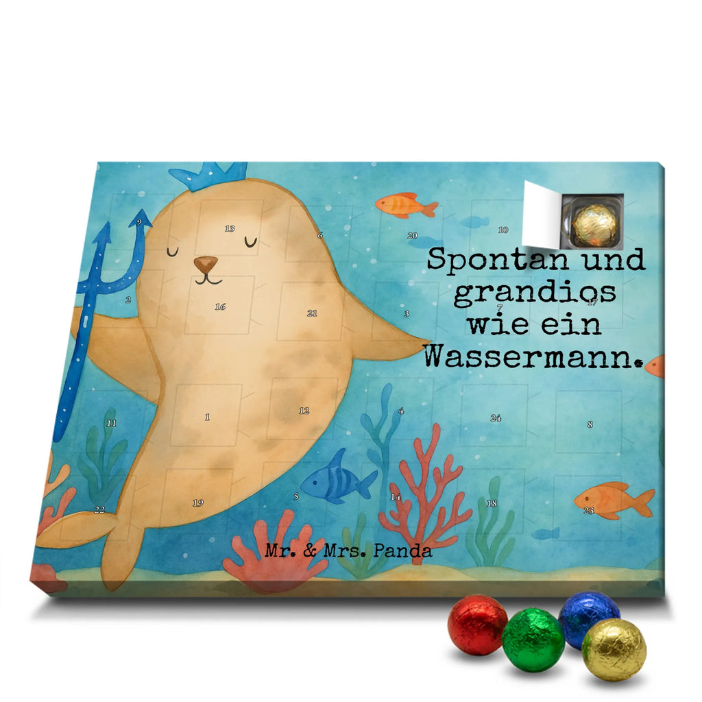 Chocolate advent calendar Star sign Aquarius Design constellations, birthdays, astrology, date of birth, month of birth, gift february, aquarius zodiac sign, merman, gift january, sea gift, aquarius gift, birthday february, birthday january