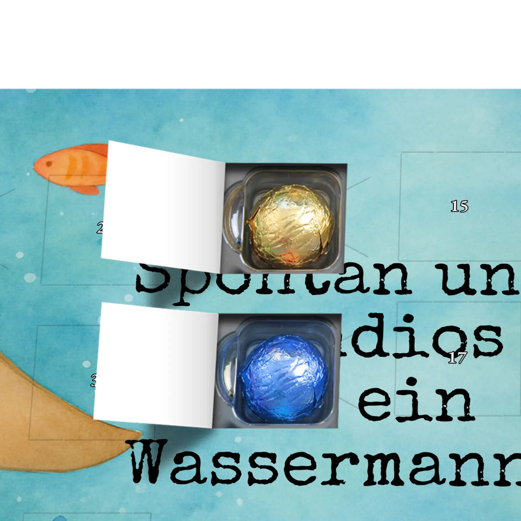 Chocolate advent calendar Star sign Aquarius Design constellations, birthdays, astrology, date of birth, month of birth, gift february, aquarius zodiac sign, merman, gift january, sea gift, aquarius gift, birthday february, birthday january