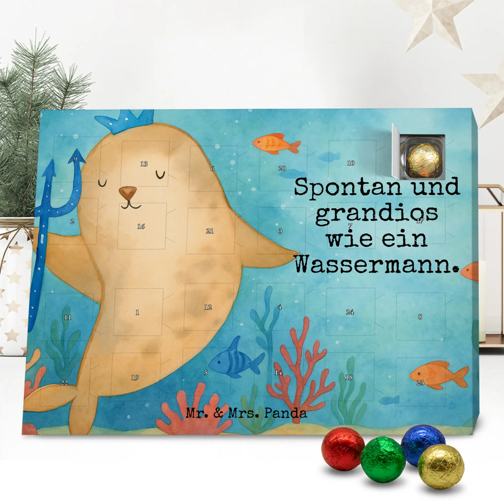 Chocolate advent calendar Star sign Aquarius Design constellations, birthdays, astrology, date of birth, month of birth, gift february, aquarius zodiac sign, merman, gift january, sea gift, aquarius gift, birthday february, birthday january