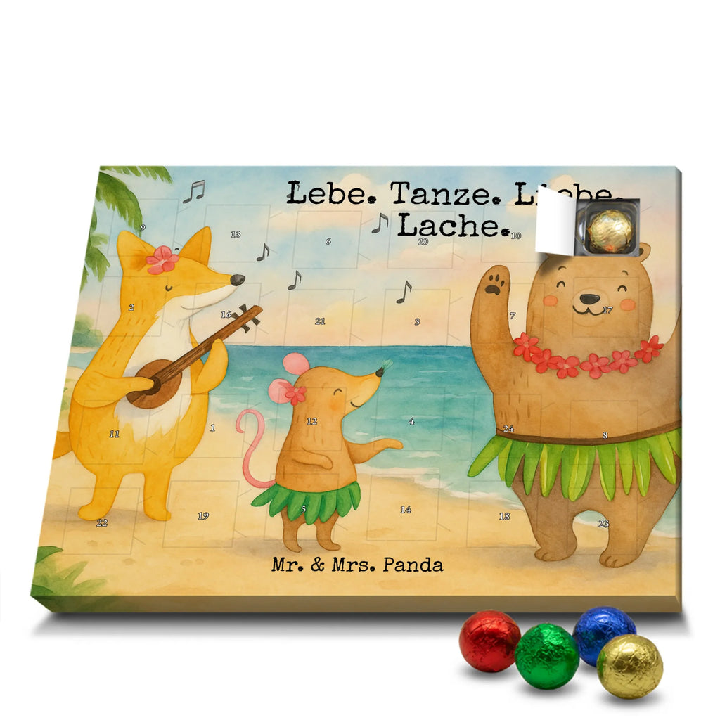 Chocolate advent calendar forest animals Aloha Design card, gift ideas, gifts, small animals, cute, cute animal motives, hand drawn, funny sayings, good mood, special gifts, animal lover, rabbit, dancing, forest animals, music, laughter, forest