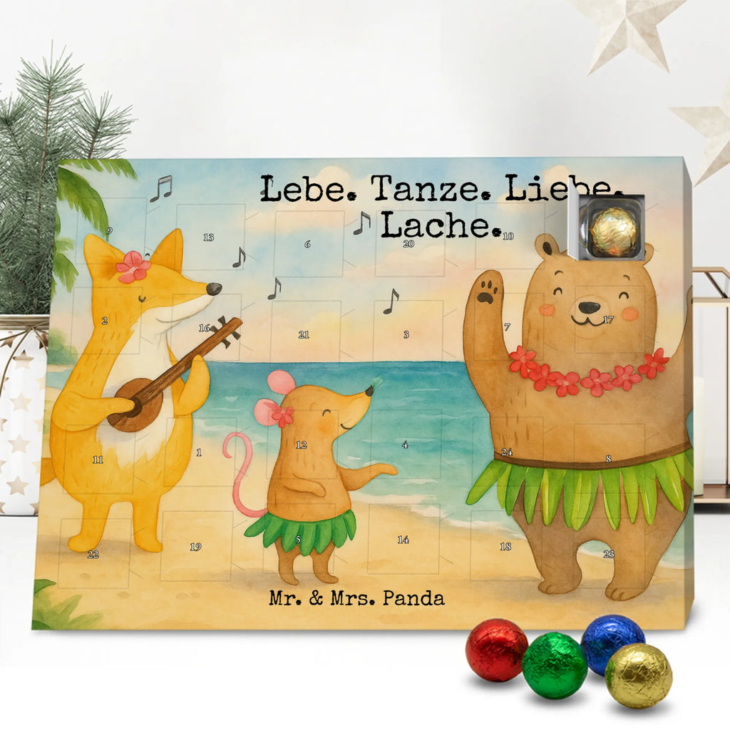 Chocolate advent calendar forest animals Aloha Design card, gift ideas, gifts, small animals, cute, cute animal motives, hand drawn, funny sayings, good mood, special gifts, animal lover, rabbit, dancing, forest animals, music, laughter, forest