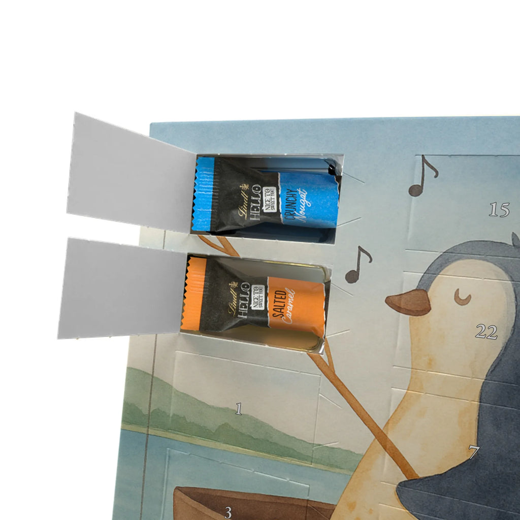 Chocolate advent calendar Penguin fishing boat Design North Pole, Penguins, boat, divorce, fishing boat, gift idea heartache, penguins, new beginning, enjoy, fishing, love of life, new start, separation