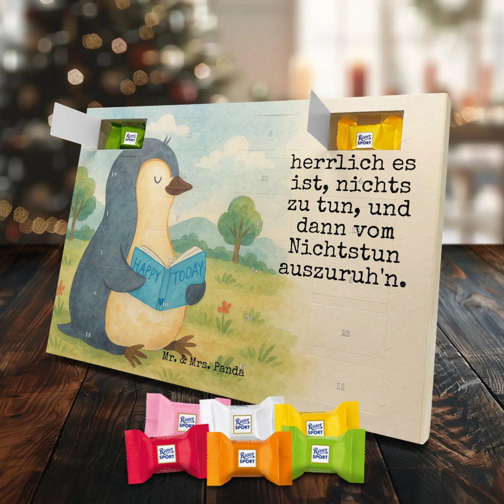 Chocolate advent calendar Penguin A book Design North Pole, Penguins, doing nothing, leisure, penguins, bookworm, reading, book, lazing around, holidays, vacation