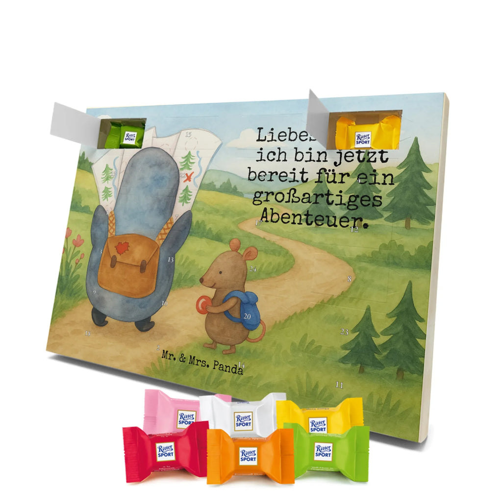 Chocolate advent calendar Penguin & Mouse Hiker Design North Pole, Penguins, adventurer, hiking, adventure, penguins, road trip, excursion